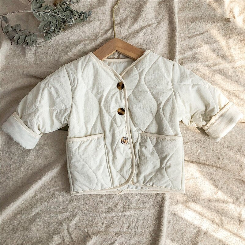 Veste molletonnée bébé coton – Coloris pastel printemps