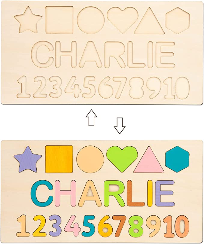 Puzzle bois personnalisé prénom