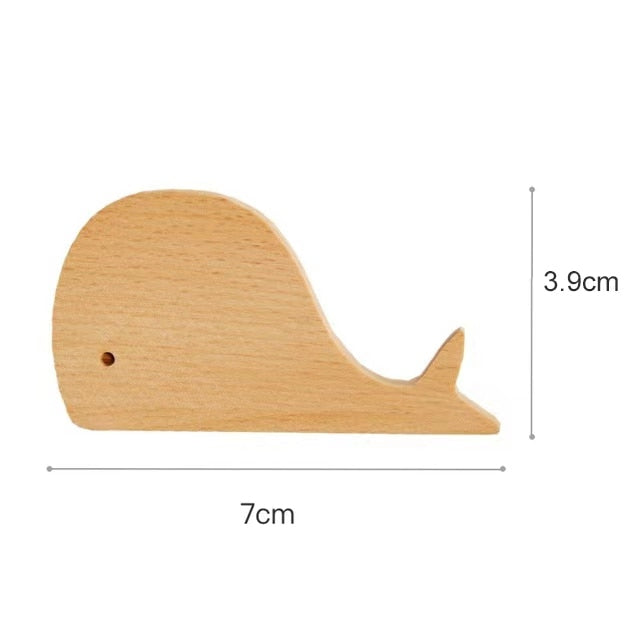 Wooden animal hook