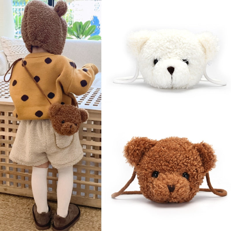 Teddy bear shoulder bag