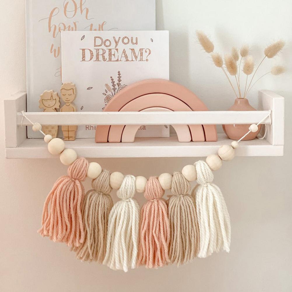 Baby room pompom garland